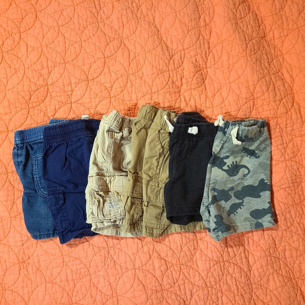 BOYS SUMMER SHORTS BUNDLE 18 MONTH